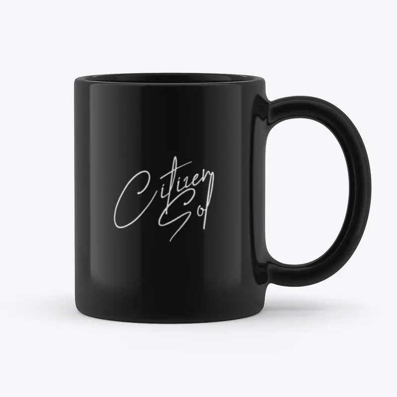 Citizen Sol Signature Logo Mug